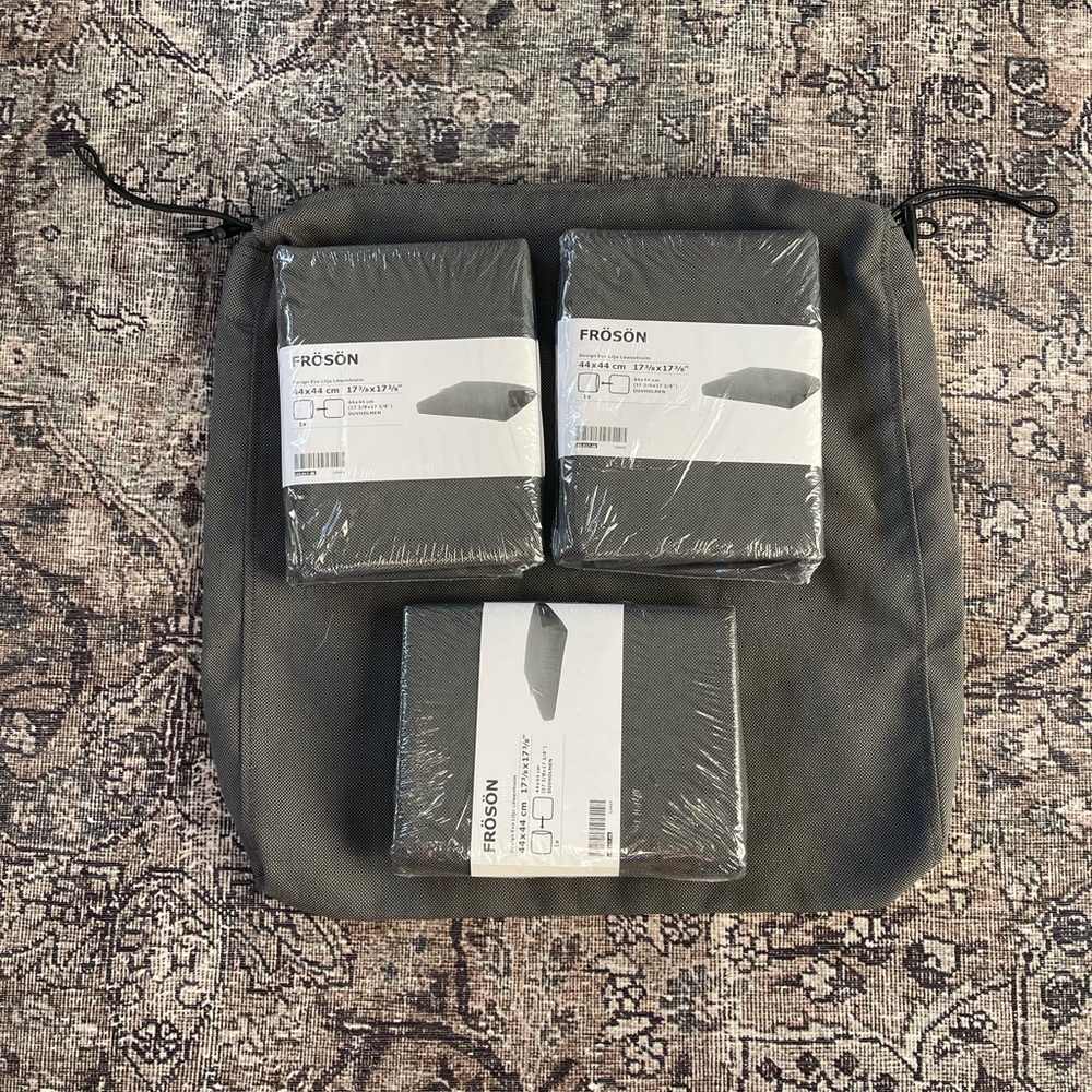 4 IKEA Froson Outdoor Cushion Covers